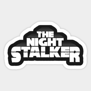 The Night Stalker Logo Sticker